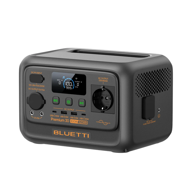 BLUETTI Premium 30 V2 Tragbare Powerstation I 600W  320Wh