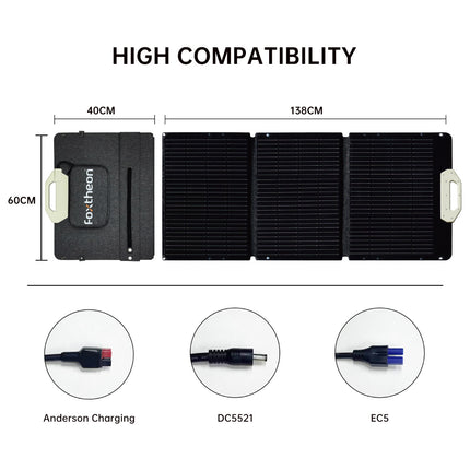 Tragbares Solarpanel Foxtheon SP120