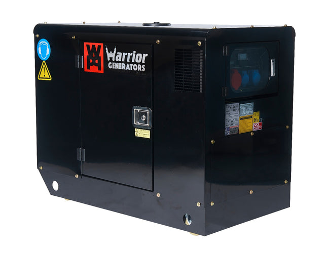 Warrior 13,5 kVA Silent Diesel Generator 3-phase